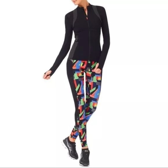 Sweaty Betty Full Length Santa Marta Geometric Sporty Run Tights Legging Size XS - Picture 6 of 12